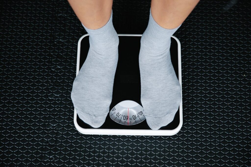 woman on a weight loss journey